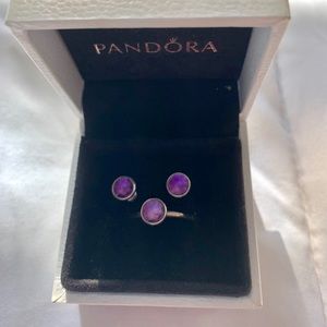 FEBRUARY DROPLETS STUD EARRINGS & RING